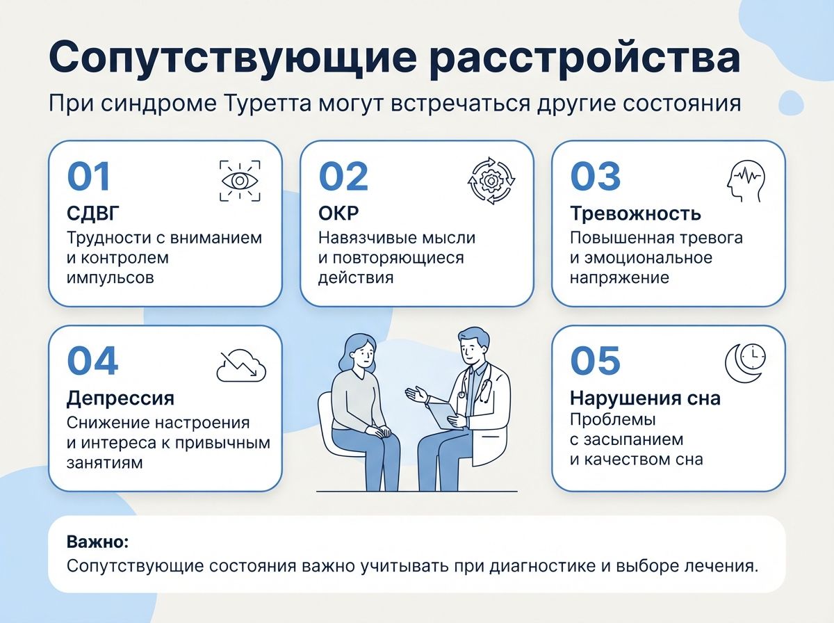 Лечение синдрома Туретта в Перми инфографика